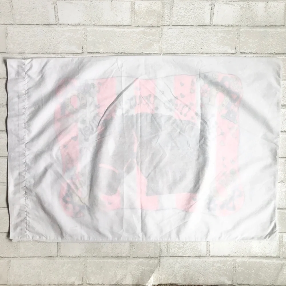 Vintage Y2K Bunnies & Bows Horse pillowcase “Ride into your Dreams” pink stripes